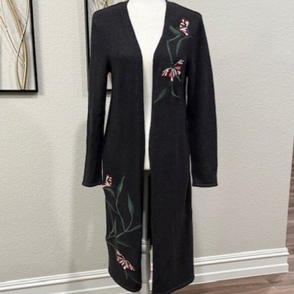 Style & Co. (Macy's) Embroidered Duster Cardigan - Picture 15 of 15